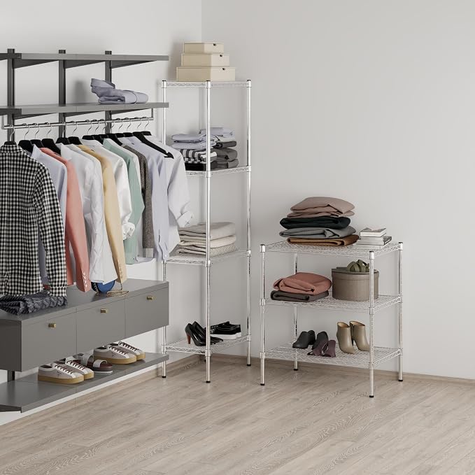 21" Deep x 30" Wide x 34" Height Wire Shelving Kit | 3-Tier | NSF Commercial - Image 7