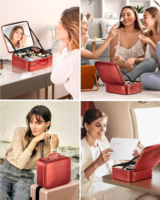 JUSRON Travel Makeup Bag - Image 4