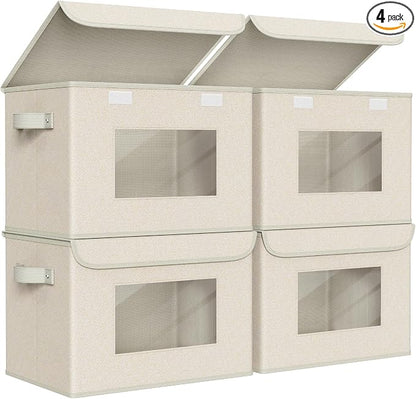 Univivi Collapsible Stackable Storage Bins by Univivi