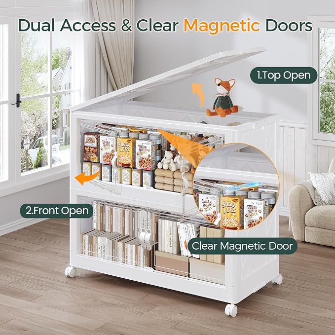 480QT Extra Large Stackable Storage Bins - Image 3