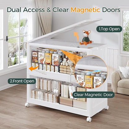 360QT Extra Large Stackable Storage Bins - Image 3