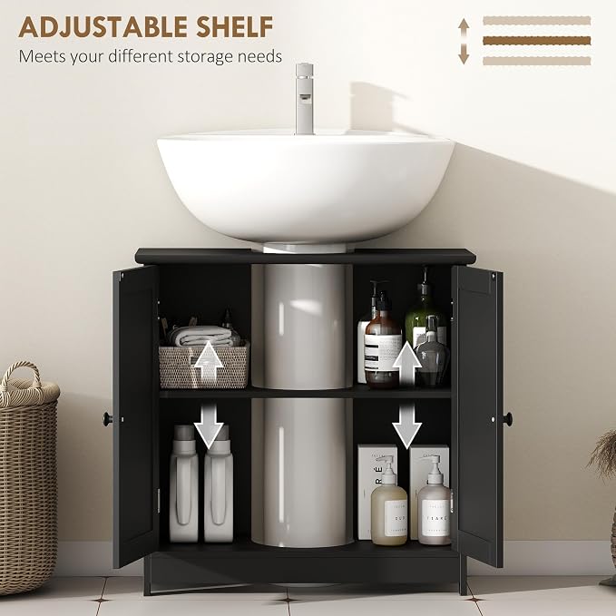 HOMCOM Under Sink Bathroom Cabinet - Image 5