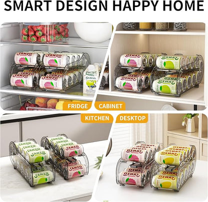 Drink Organizer for Fridge, Soda Can Organizer Dispenser for Refrigerator - Image 4