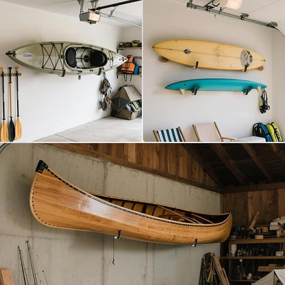 Kayak Storage Rack – 100LB Wall Mounted Kayak Hook - Image 6
