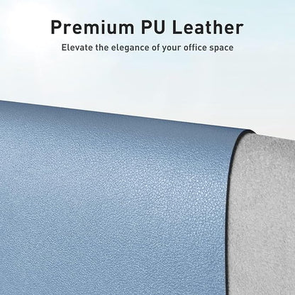 Aothia Leather Desk Pad Protector, Office Desk Mat, Large Mouse Pad, Non-Slip - Image 2