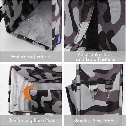 Surblue Bedside Caddy Hanging Bed Organizer Storage Bag Pocket - Image 4
