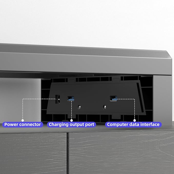 2-Tier Metal Computer monitor stand Laptop Desk Shelf & Monitor Riser ，27.55 - Image 5