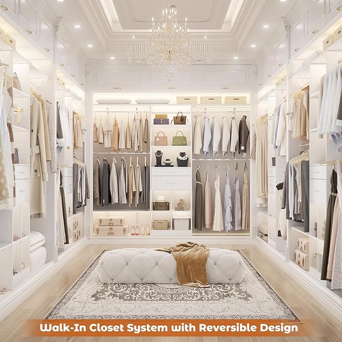 Closet System - 4.75-8FT Closet Organizer System - Image 5