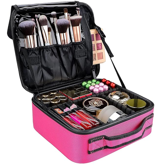 gzcz Travel Makeup Bag, Portable Makeup Case - Image 8