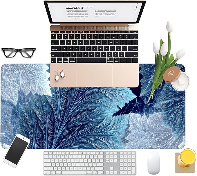 Leaves Gaming Mouse Pad 31.5"x11.8"Desk Mat Anti-Slip Rubber Base & Durable - Image 8