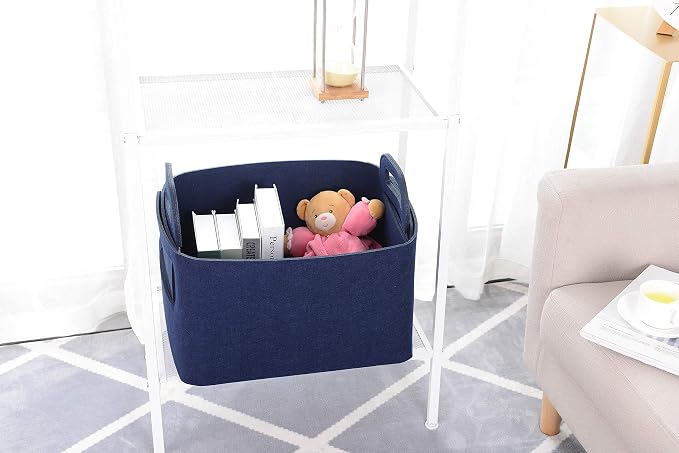 Minoisome Storage Basket Felt Storage Bin Collapsible& Convenient Box Organizer - Image 5