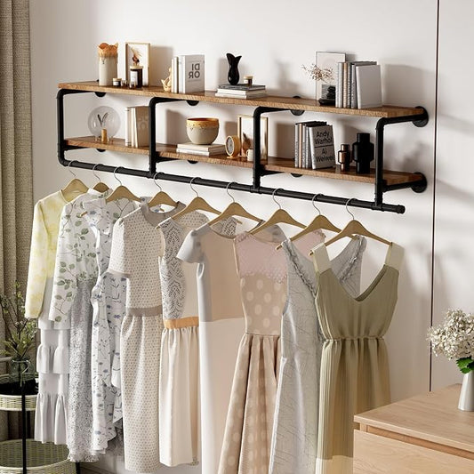 ORSENIGO Industrial Pipe Clothing Rack by ORSENIGO