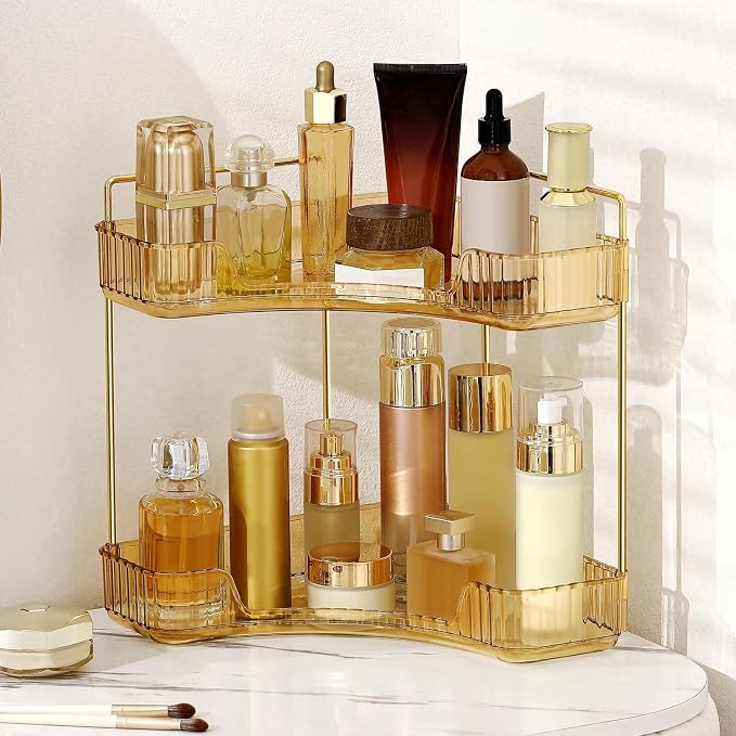 YCIA&DONE Corner Bathroom Counter Organizer, Makeup Organizer - Image 5