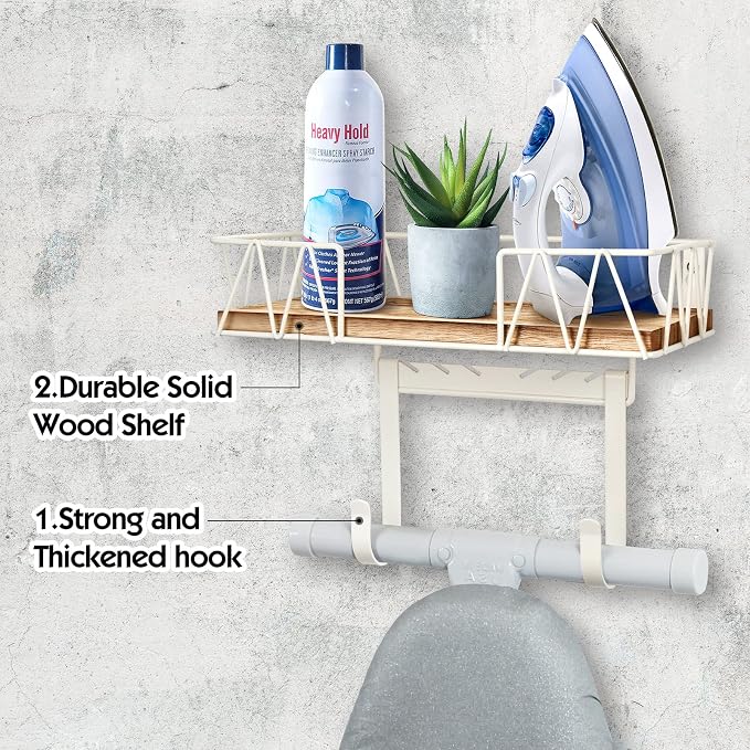 TJ.MOREE Ironing Board Hanger Wall Mount - Image 2