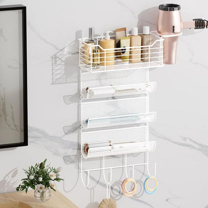 VITVITI Metal Hair Tool Organizer Wall Mount, Hair Dryer Holder by VITVITI