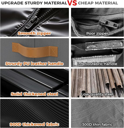 Under Bed Storage with Wheels 4-Pack, 75L XXL Under the Bed Storage Containers - Image 6