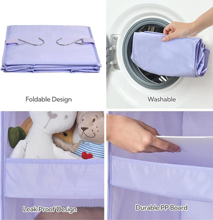 GRANNY SAYS 3 Shelf Hanging Closet Organizers and Storage, Collapsible Closet - Image 4