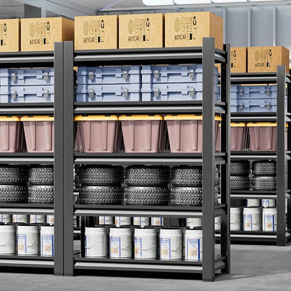 Garage Shelving Unit 24" D x 48" W x 72" H Heavy Duty Storage Shelves Easy - Image 8