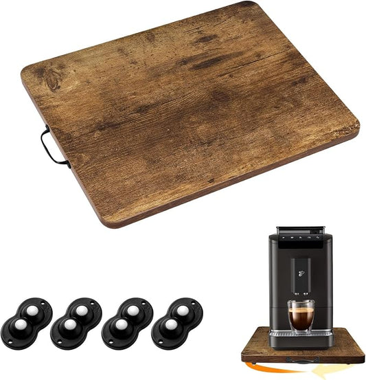 Sliding Tray for Coffee Maker, 360° Rotating Appliance Slider for Kitchen by Unknown