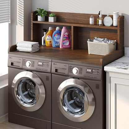 2-Tier Washer Dryer Countertop, 18.5" Raised Height Laundry Countertop - Image 7