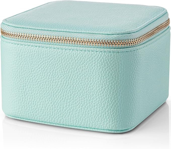 Vlando Travel Jewelry Box for Women Faux Leather Jewelry Box - Image 6