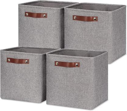 HNZIGE Collapsible Storage Basket, Cube Storage Baskets by HNZIGE