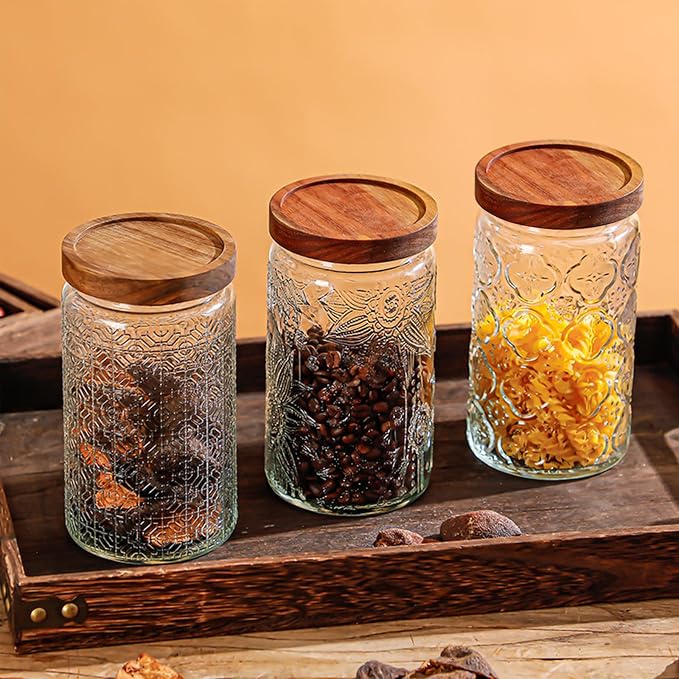 24 OZ/6 PCS Glass Storage Jar - Image 3