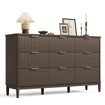 LINSY Fluted Dresser for Bedroom by Linsy