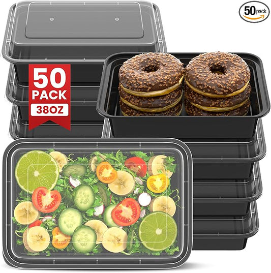 38oz Meal Prep Containers, Reusable Bento Box by Unknown