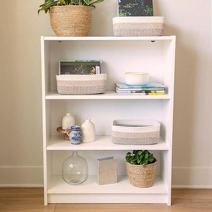 NaturalCozy 11.8"x8"x4.5” Storage Baskets - Image 9