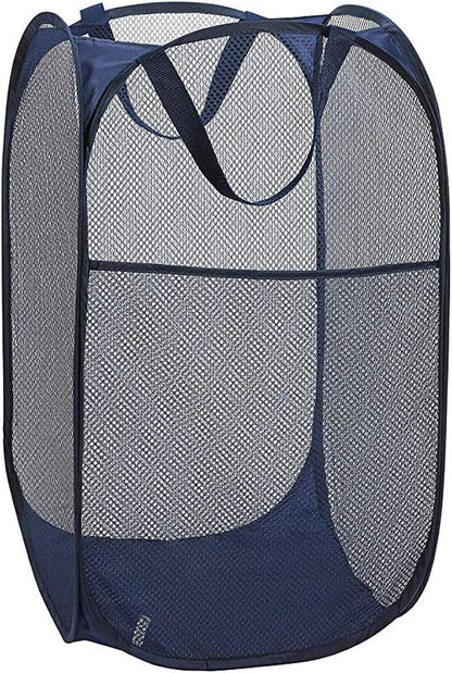 Larpur Popup Mesh Laundry Basket, Collapsible Clothes Washing Laundry Hamper by Larpur