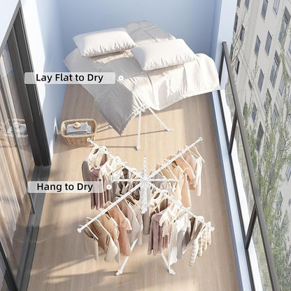 BIREN Clothes Drying Rack Foldable Extending Laundry Rack - Image 6