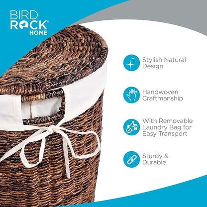 BIRDROCK HOME Seagrass Laundry Hamper - Image 3