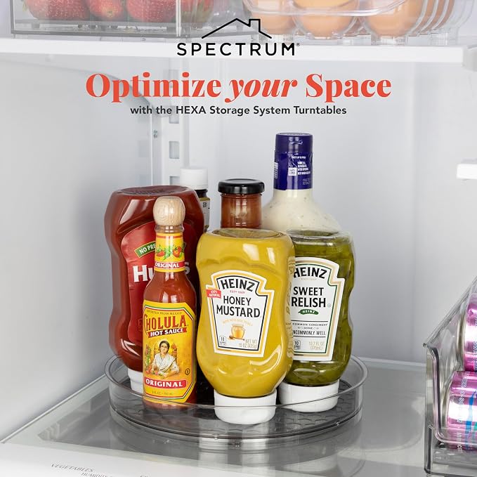 Spectrum Medium Lazy Susan Organizer 9.5 in - Image 2