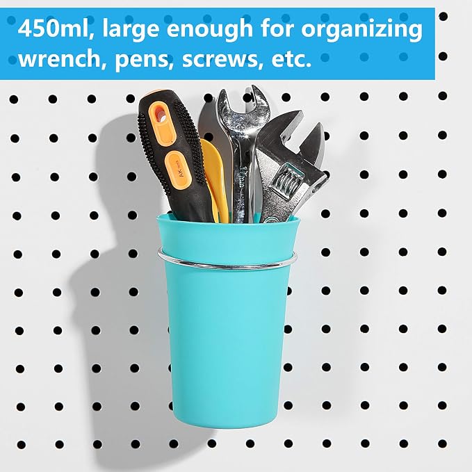 FRIMOONY Pegboard Hooks, with Bins, Peg Locks, - Image 6