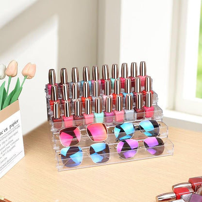 Sunglass Organizer Easy Snap-on Assembly, Acrylic Sticker Display Stand - Image 6