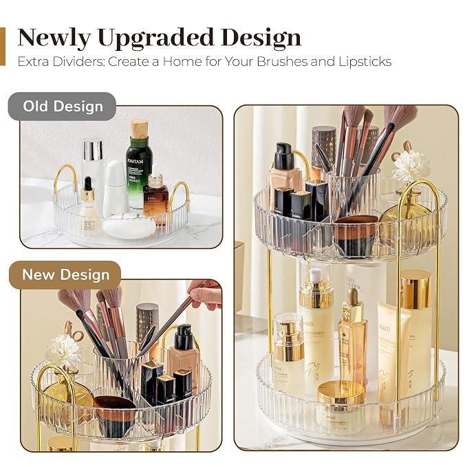 Aveniee 360 Rotating Makeup Organizer - Image 2