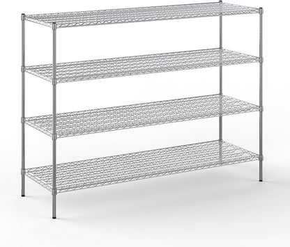 24" Deep x 60" Wide x 54" Height Wire Shelving Kit | 4-Tier | NSF Commercial - Image 3