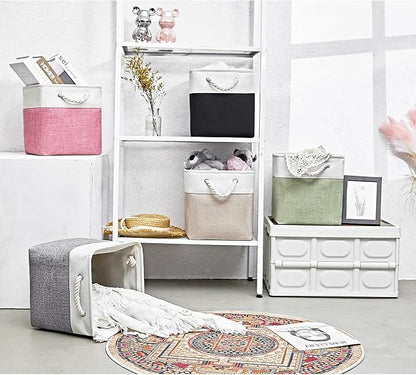 Fabric Storage Cubes, 11 inch cube storage bin - Image 6