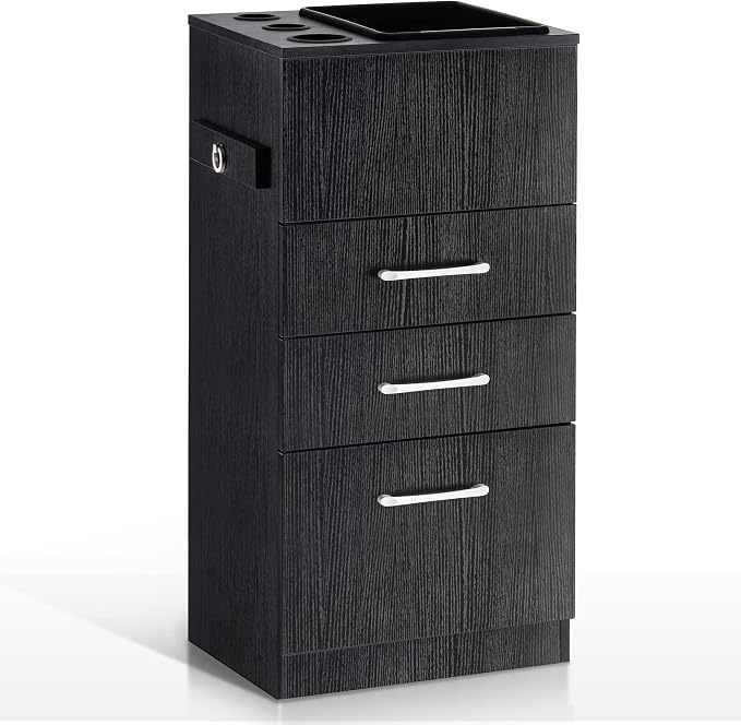 BarberPub Salon Storage Cabinet Beauty Locker Hair Dryer Holder Stylist Spa by BarberPub