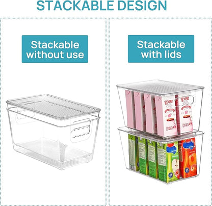 Vtopmart 1 Pack Clear Stackable Storage Bins - Image 7