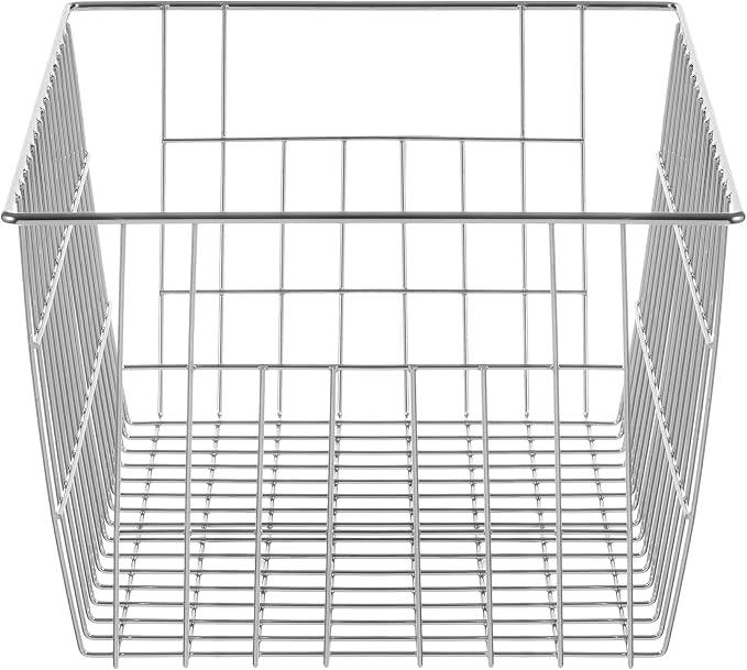 Slideep Farmhouse Wire Organizer Storage Bin Basket - Image 2