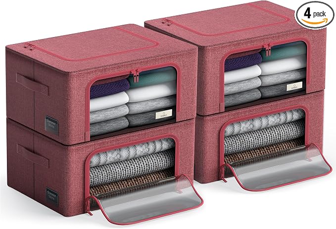 Sorbus Storage Bins with Metal Frame by Sorbus