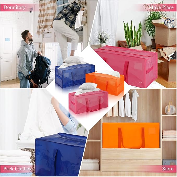 6 Pack Heavy Duty Extra Large Moving Bags - Image 7