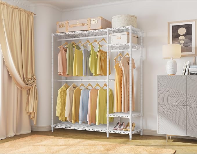 VIPEK X20 Expandable Metal Clothing Rack Adjustable from 3'3" to 4'8" Heavy - Image 7