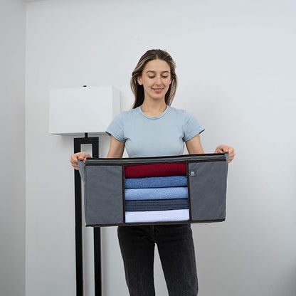 VENO 3 Pack Large Clothes Storage Bag Organizer - Image 8