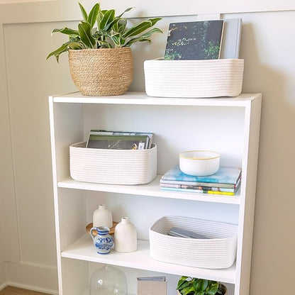 NaturalCozy 13.5”x8.5”x5.5” Storage Baskets - Image 3