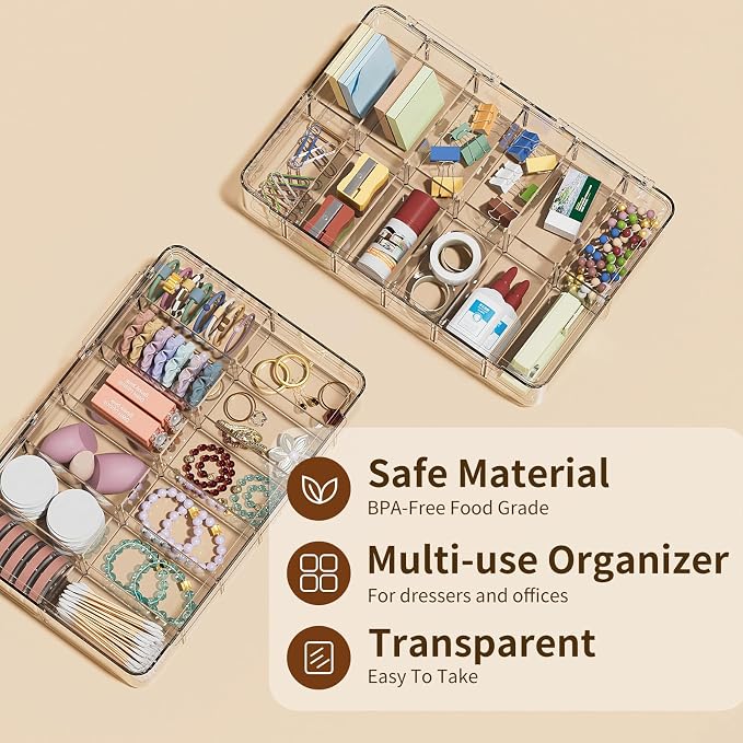 Clear Acrylic Makeup Organizer - Image 4