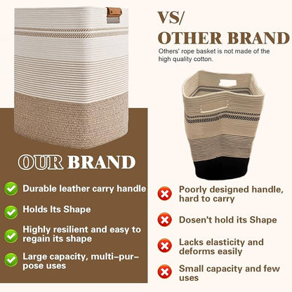 Laundry Hamper, 95L Tall Laundry Basket - Image 5
