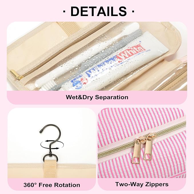 TOPEAST Travel Toiletry Bag for Women - Image 4